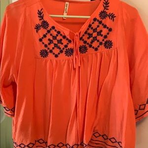 Leshop flowy printed blouse